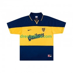 CA Boca Juniors 2000 Retro Domácí Dres 1999 Krátký rukáv Muže Fotbalové Dresy