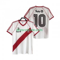 CA River Plate 10 1986 Retro Domácí Dres Krátký rukáv Muže Fotbalové Dresy