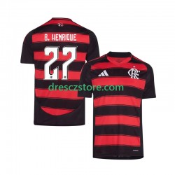 CR Flamengo Bruno Henrique 27 Domácí Dres 2025-2026 Krátký rukáv Muže Fotbalové Dresy
