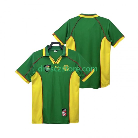 Kamerun Retro Domácí Dres 1998 Krátký rukáv Muže Fotbalové Dresy