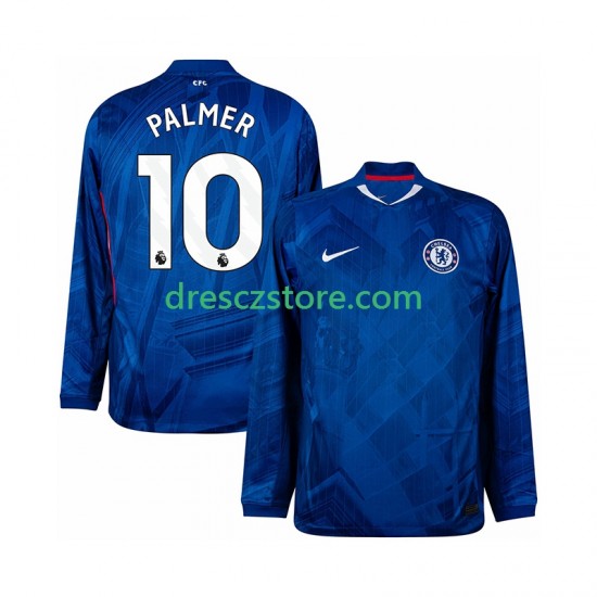 Chelsea Cole Palmer 10 Domácí Dres 2025-2026 Dlouhý rukáv Muže Fotbalové Dresy