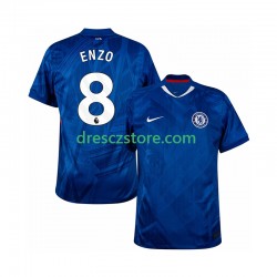 Chelsea Enzo Fernandez 8 Domácí Dres 2025-2026 Krátký rukáv Muže Fotbalové Dresy