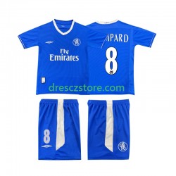 Chelsea LAMPARD 8 2003 2005 Retro Domácí Dres Krátký rukáv Děti Fotbalové Dresy