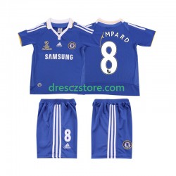 Chelsea LAMPARD 8 2007 Retro Domácí Dres 2008 Krátký rukáv Děti Fotbalové Dresy