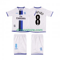 Chelsea LOMPARD 8 2003 Retro Venkovní Dres 2004 Krátký rukáv Děti Fotbalové Dresy