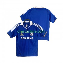 Chelsea 2007 Retro Domácí Dres 2008 Krátký rukáv Muže Fotbalové Dresy