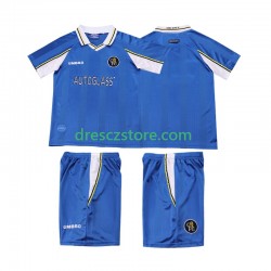 Chelsea 1997 Retro Domácí Dres 1999 Krátký rukáv Děti Fotbalové Dresy