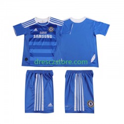 Chelsea 2012 Retro Domácí Dres 2011 Krátký rukáv Děti Fotbalové Dresy