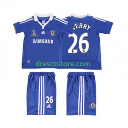 Chelsea TERRY 26 2007 Retro Domácí Dres 2008 Krátký rukáv Děti Fotbalové Dresy