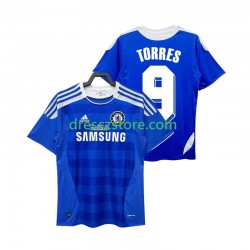 Chelsea Torres 9 2012 Retro Domácí Dres 2011 Krátký rukáv Muže Fotbalové Dresy