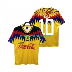 Club América 10 1995 Retro Domácí Dres Krátký rukáv Muže Fotbalové Dresy