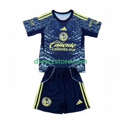 Club América Venkovní Dres 2025-2026 Krátký rukáv Děti Fotbalové Dresy