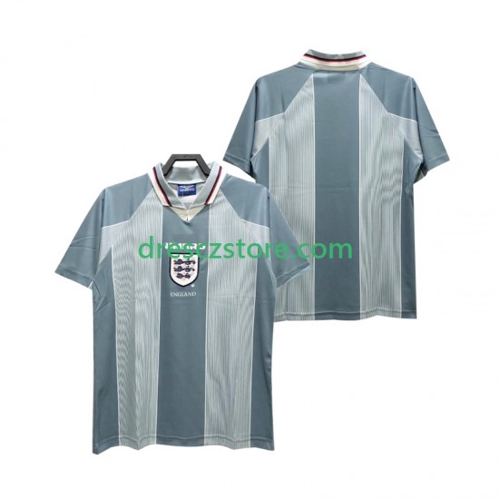 Anglie 1996 Retro Venkovní Dres Krátký rukáv Muže Fotbalové Dresy
