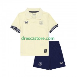 Everton Venkovní Dres 2025-2026 Krátký rukáv Děti Fotbalové Dresy