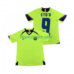 FC Barcelona ETOO 9 2005 Retro Venkovní Dres 2006 Krátký rukáv Muže Fotbalové Dresy