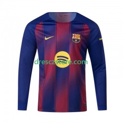 FC Barcelona Domácí Dres 2025-2026 Dlouhý rukáv Muže Fotbalové Dresy