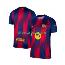 FC Barcelona Domácí Dres 2025-2026 Krátký rukáv Muže Fotbalové Dresy