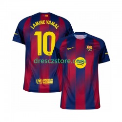 FC Barcelona Lamine Yamal 10 Domácí Dres 2025-2026 Krátký rukáv Muže Fotbalové Dresy