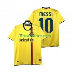 FC Barcelona Lionel Messi 10 2009 Retro Venkovní Dres 2008 Krátký rukáv Muže Fotbalové Dresy