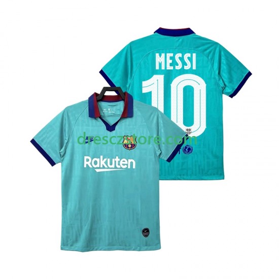 FC Barcelona Lionel Messi 10 2019 2020 Retro Alternativní Dres Krátký rukáv Muže Fotbalové Dresy