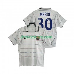 FC Barcelona Lionel Messi 30 2003 Retro Venkovní Dres 2004 Krátký rukáv Muže Fotbalové Dresy