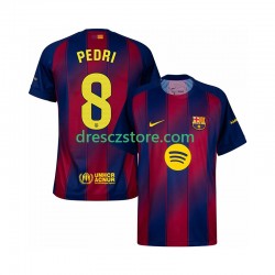 FC Barcelona Pedri 8 Domácí Dres 2025-2026 Krátký rukáv Muže Fotbalové Dresy