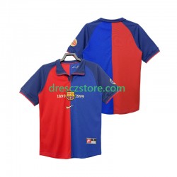 FC Barcelona 1990 2000 Retro Domácí Dres Krátký rukáv Muže Fotbalové Dresy