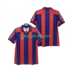 FC Barcelona 1996 1997 Retro Domácí Dres Krátký rukáv Muže Fotbalové Dresy