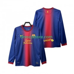 FC Barcelona 2012 2013 Retro Domácí Dres Dlouhý rukáv Muže Fotbalové Dresy