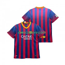 FC Barcelona 2013 2014 Retro Domácí Dres Krátký rukáv Muže Fotbalové Dresy