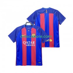 FC Barcelona 2016 2017 Retro Domácí Dres Krátký rukáv Muže Fotbalové Dresy
