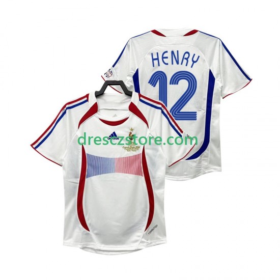 Francie Henry 12 Retro Venkovní Dres 2006 Krátký rukáv Muže Fotbalové Dresy
