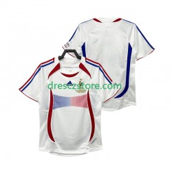Francie Retro Venkovní Dres 2006 Krátký rukáv Muže Fotbalové Dresy