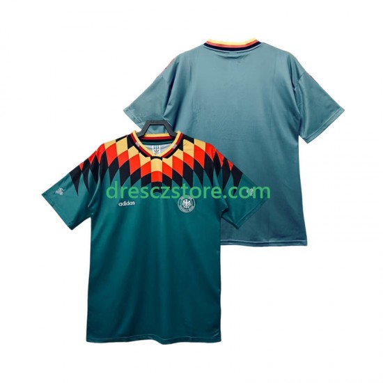 Německo Retro Venkovní Dres 1994 Krátký rukáv Muže Fotbalové Dresy