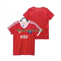 Hamburger SV 1983 1984 Retro Venkovní Dres Krátký rukáv Muže Fotbalové Dresy
