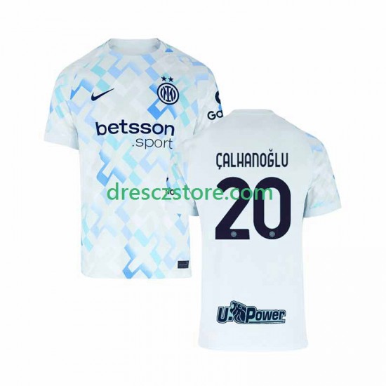 Inter Milán Hakan Calhanoglu 20 Venkovní Dres 2025-2026 Krátký rukáv Muže Fotbalové Dresy