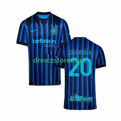 Inter Milán Hakan Calhanoglu 20 Domácí Dres 2025-2026 Krátký rukáv Muže Fotbalové Dresy