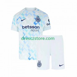 Inter Milán Venkovní Dres 2025-2026 Krátký rukáv Děti Fotbalové Dresy
