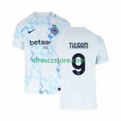 Inter Milán Marcus Thuram 9 Venkovní Dres 2025-2026 Krátký rukáv Muže Fotbalové Dresy