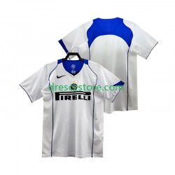 Inter Milán 2005 Retro Venkovní Dres 2004 Krátký rukáv Muže Fotbalové Dresy