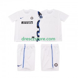 Inter Milán Retro Venkovní Dres 2011 2010 Krátký rukáv Děti Fotbalové Dresy