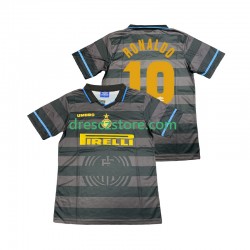 Inter Milán Ronaldo 10 1997 Retro Alternativní Dres 1998 Krátký rukáv Muže Fotbalové Dresy