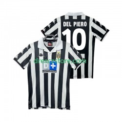 Juventus DEL PIERO 10 2000 Retro Domácí Dres 1999 Krátký rukáv Muže Fotbalové Dresy