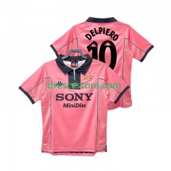 Juventus DEL PIER0 10 1997 Retro Venkovní Dres 1998 Krátký rukáv Muže Fotbalové Dresy