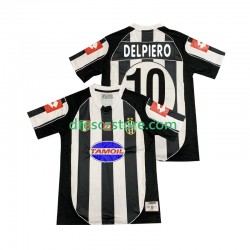 Juventus DEL PIERO 10 2003 Retro Domácí Dres 2002 Krátký rukáv Muže Fotbalové Dresy