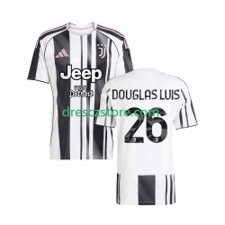 Juventus Douglas Luiz 26 Domácí Dres 2025-2026 Krátký rukáv Muže Fotbalové Dresy