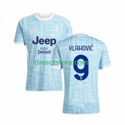 Juventus Vlahovic 9 Venkovní Dres 2025-2026 Krátký rukáv Muže Fotbalové Dresy