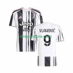 Juventus Vlahovic 9 Domácí Dres 2025-2026 Krátký rukáv Muže Fotbalové Dresy