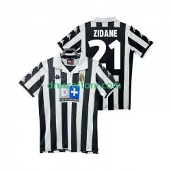 Juventus ZIDANE 21 2000 Retro Domácí Dres 1999 Krátký rukáv Muže Fotbalové Dresy