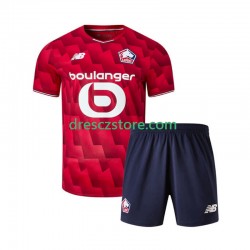 LOSC Lille Domácí Dres 2025-2026 Krátký rukáv Děti Fotbalové Dresy
